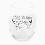 Blood Of My Enemies Stemless Wine Glass