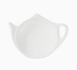 4-Piece White Melamine Tea Bag Holders