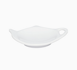 4-Piece White Melamine Tea Bag Holders