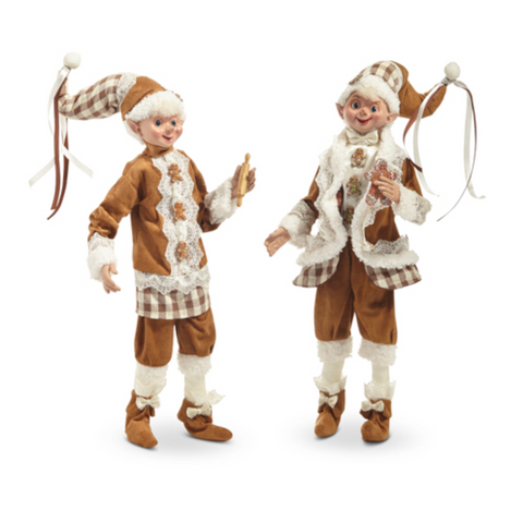 Posable Gingerbread Elf (2 Variants)