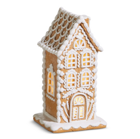 Lighted Gingerbread House