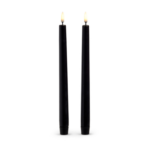 Uyuni Black Taper Candles