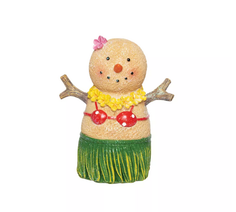 Sand Snowlady Hula Figurine