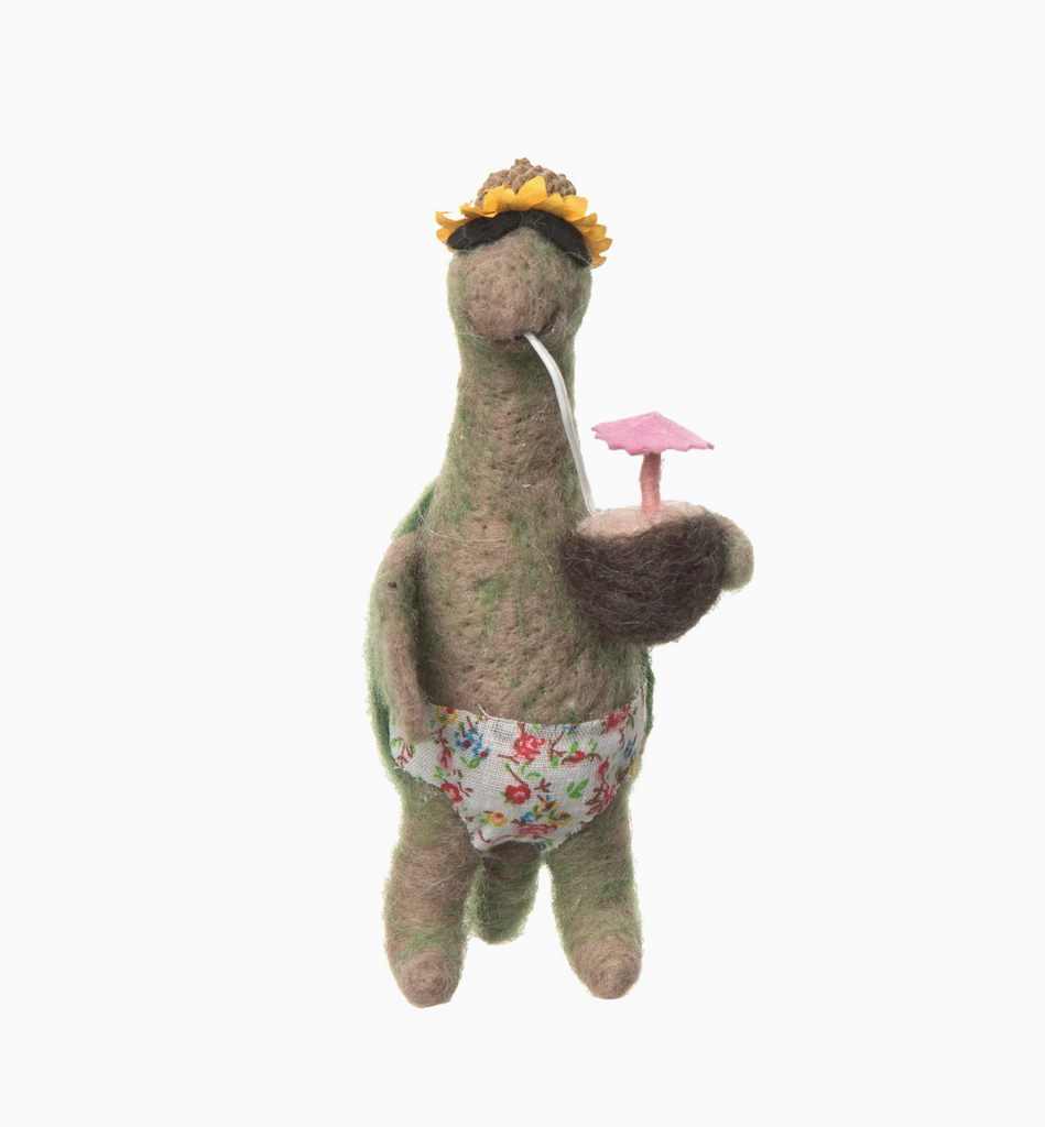 Beach Turtle Ornament