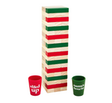 Wood Block Christmas Drinking Game