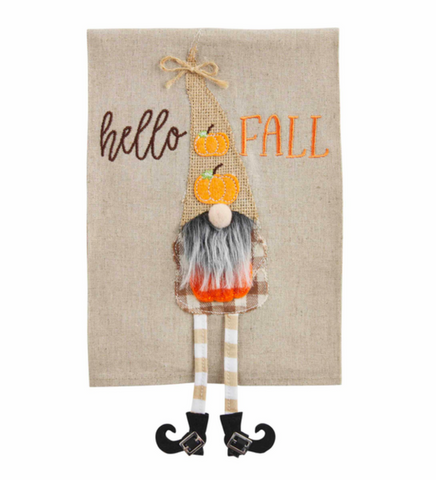 Hello Fall Gnome Thanksgiving Towel