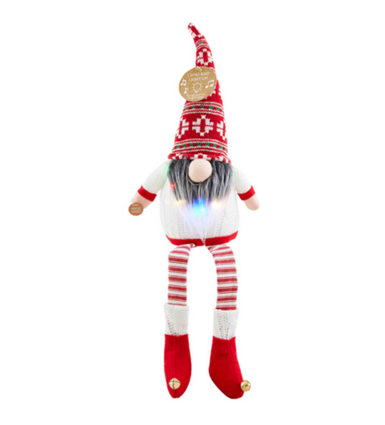 Necklace Singing Christmas Gnome
