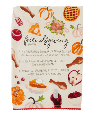 Friendsgiving Trimmed Towel