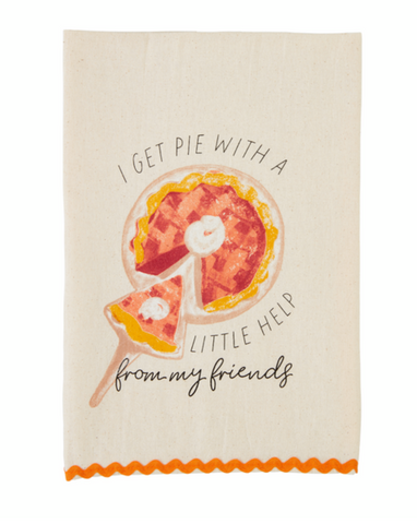 I Get Pie Trimmed Towel