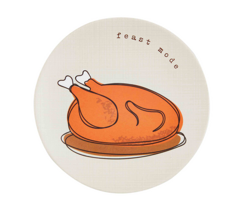 Feast Mode Melamine Plate