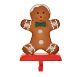 Gingerbread Man LED Stocking Holder