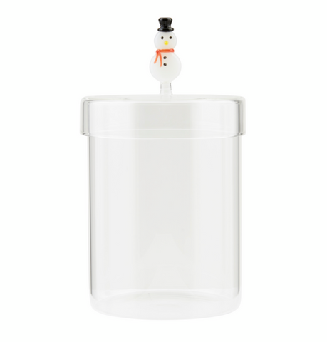 Snowman Handle Canister