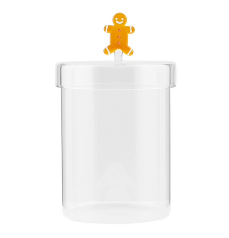 Gingerbread Man Handle Canister