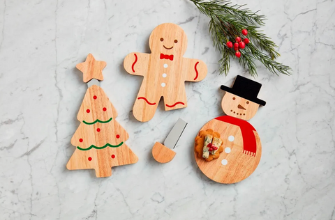 Holiday Magnetic Cheese Board Set (3 Variants)
