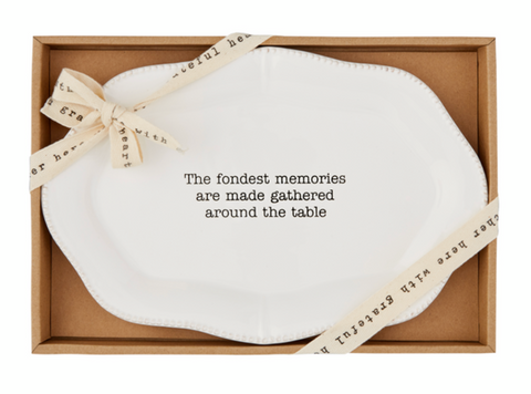Fondest memories serving platter
