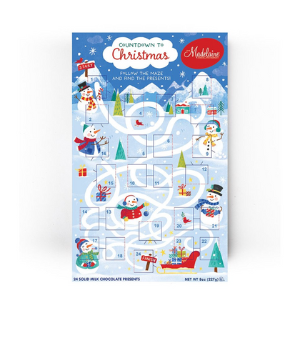 Snowmen Maze Countdown Calendar