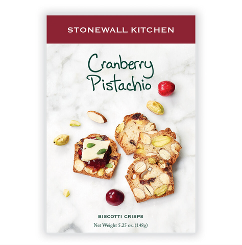 Cranberry Pistachio Biscotti Crisps