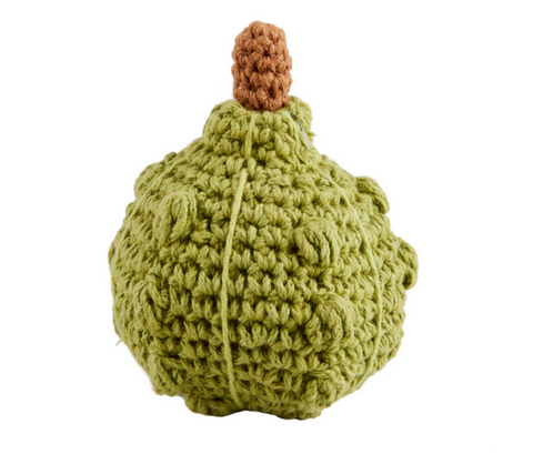 Green Crochet Gourd