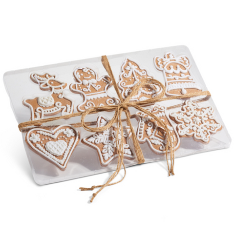 4.75" Box of Gingerbread Ornaments