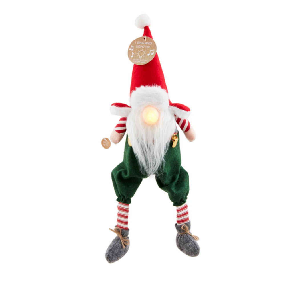 Nose Singing Christmas Gnome