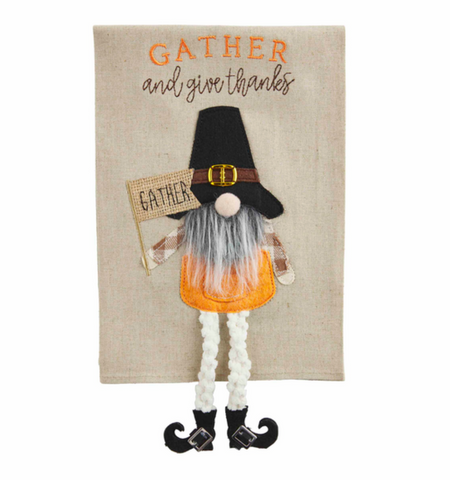 Gather Gnome Thanksgiving Towel