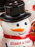 Christmas Character Salt & Pepper Shakers By Mud Pie