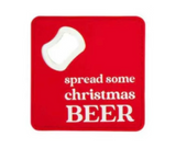 Christmas Bottle Opener Coaster