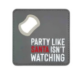 Christmas Bottle Opener Coaster
