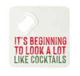 Christmas Bottle Opener Coaster