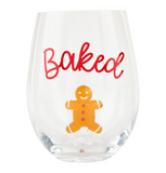 Iconic Christmas Wine Glasses