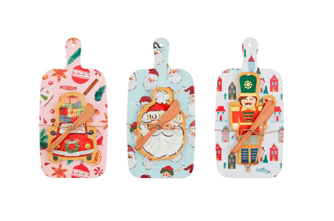 Christmas Pattern Melamine Board Set