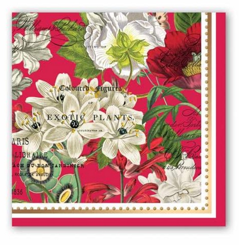 White Christmas Luncheon Napkins