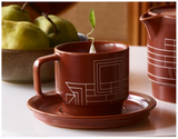 Frank Llyod Terra Teacup and Saucer