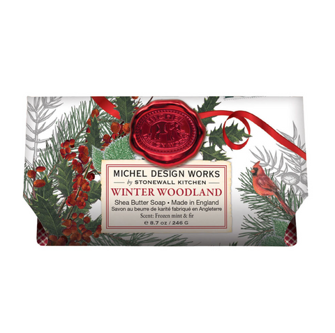 Winter Woodland Large Bath Soap Bar