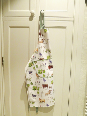 Out in the Fields Cotton Apron