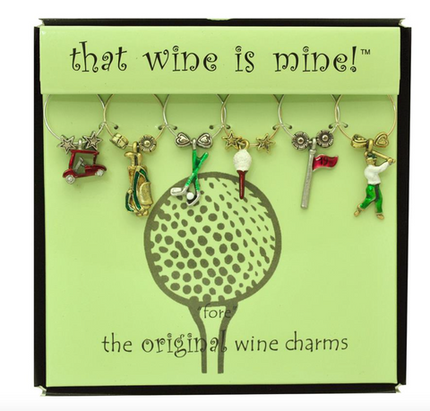 Fore Wine Charms, Painted