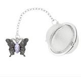 Stainless Steel Tea Ball Infuser with Charm (Multiple Variants)