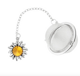 Stainless Steel Tea Ball Infuser with Charm (Multiple Variants)