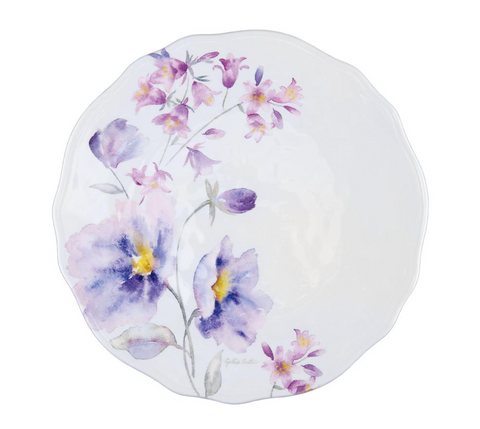 Lavender 8 3/4" Melamine Plate