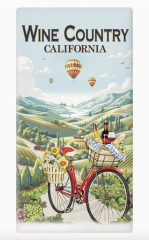 California ``Wine Country Large Packaged Towel