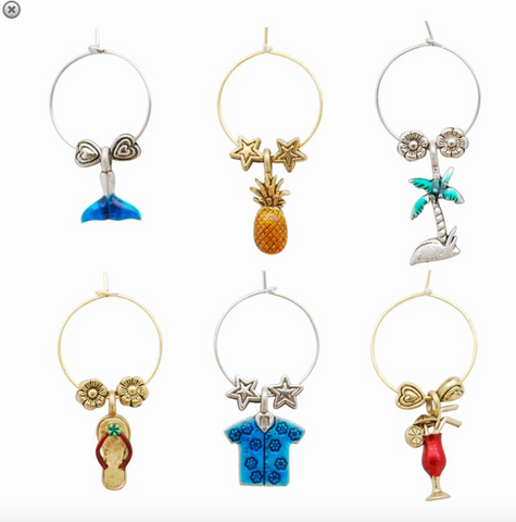 Aloha Wine Charms