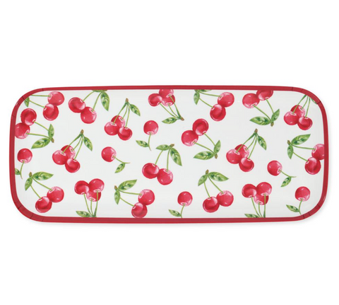 Cherry 15" Melamine Rectangle Tray