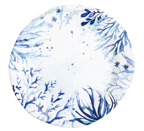 Indigo Sealife 11" Melamine Plate