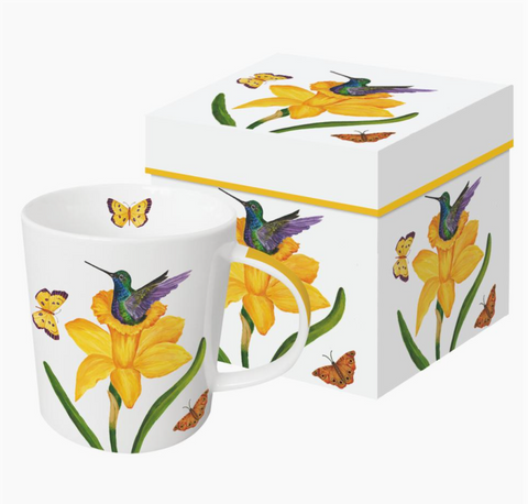 Mug in Gift Box- Daffodil Nest