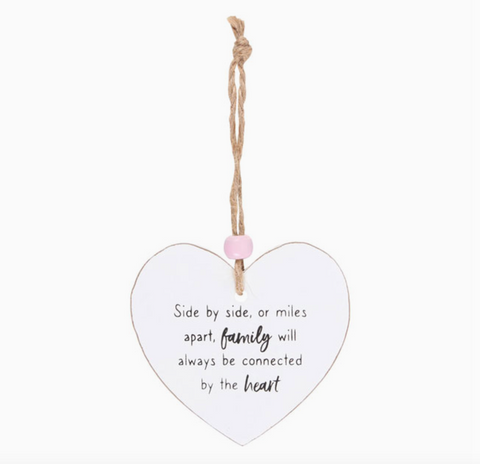 Family Is... Hanging Heart Sentiment Sign
