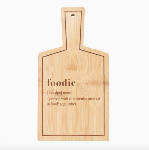 Foodie Bamboo Serving Board