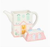 Pastel House Shaped Teapot