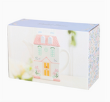 Pastel House Shaped Teapot