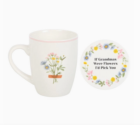 Grandmas Mug & Coaster Set