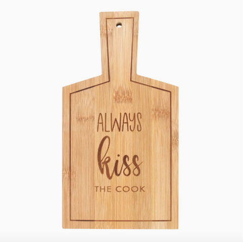 Kiss the Cook Bamboo Serving Board